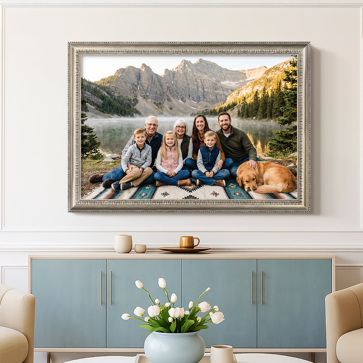 Custom Framed Canvas - Traditional & Ornate Collection