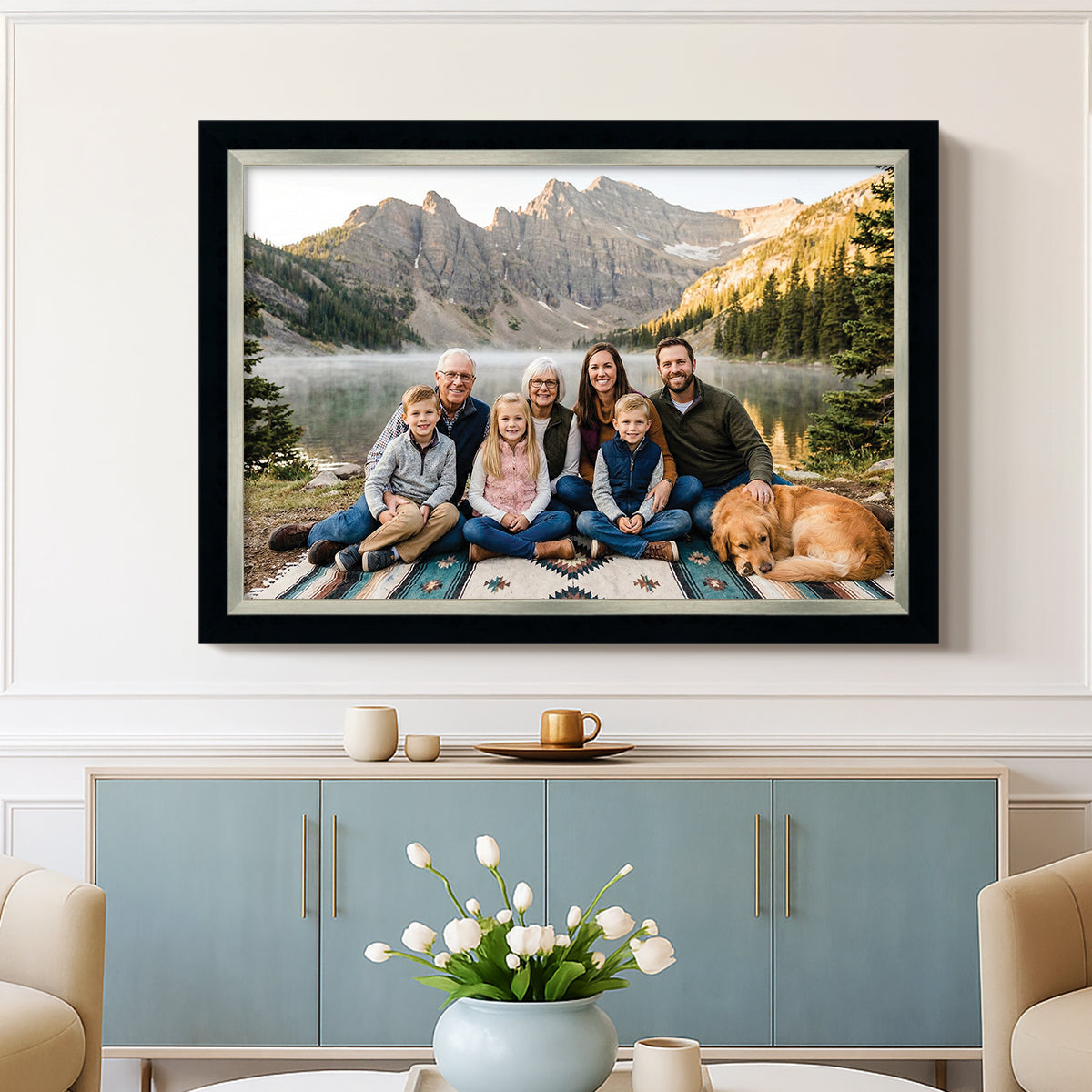 Custom Framed Canvas - Traditional & Ornate Collection