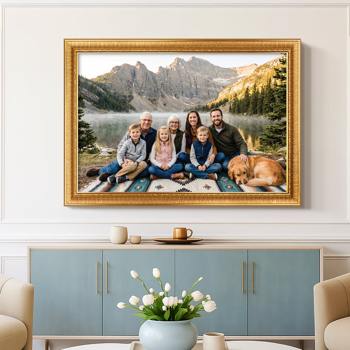 Custom Framed Canvas - Traditional & Ornate Collection