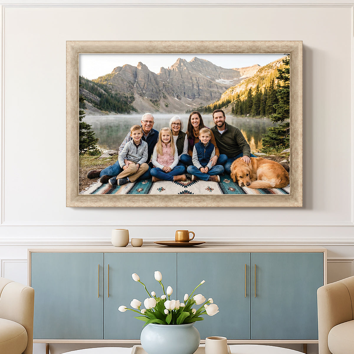 Custom Framed Canvas - Traditional & Ornate Collection