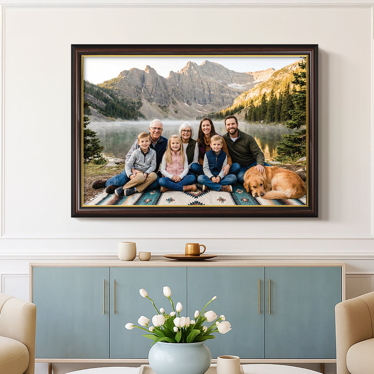 Custom Framed Canvas - Traditional & Ornate Collection