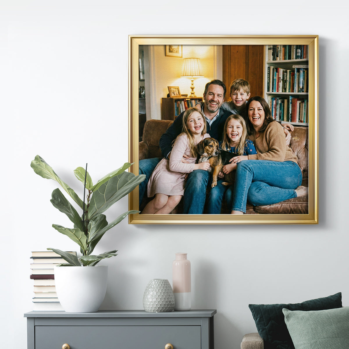 Square Custom Classic Frames - Gallery Wrapped Canvas or Prints