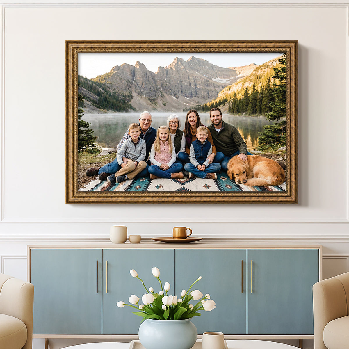 Custom Framed Canvas - Traditional & Ornate Collection