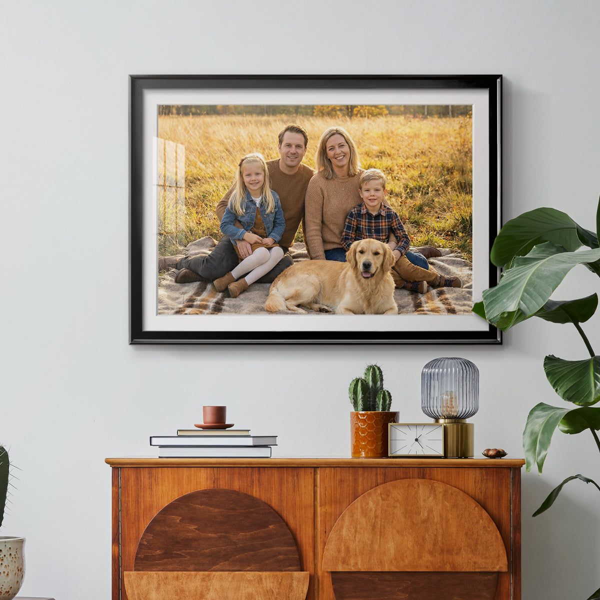 Modern Custom Framed Paper