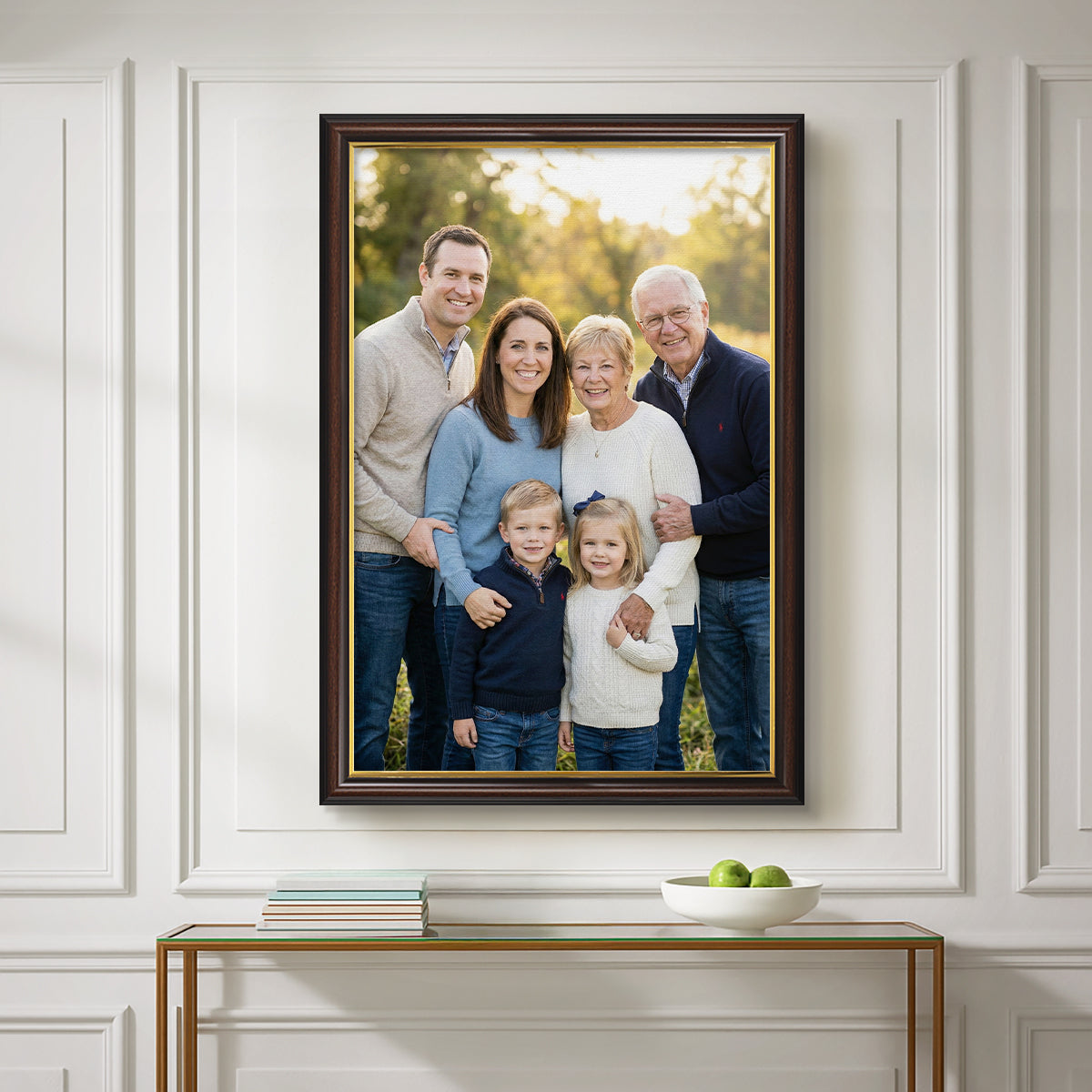 Custom Framed Canvas - Traditional & Ornate Collection
