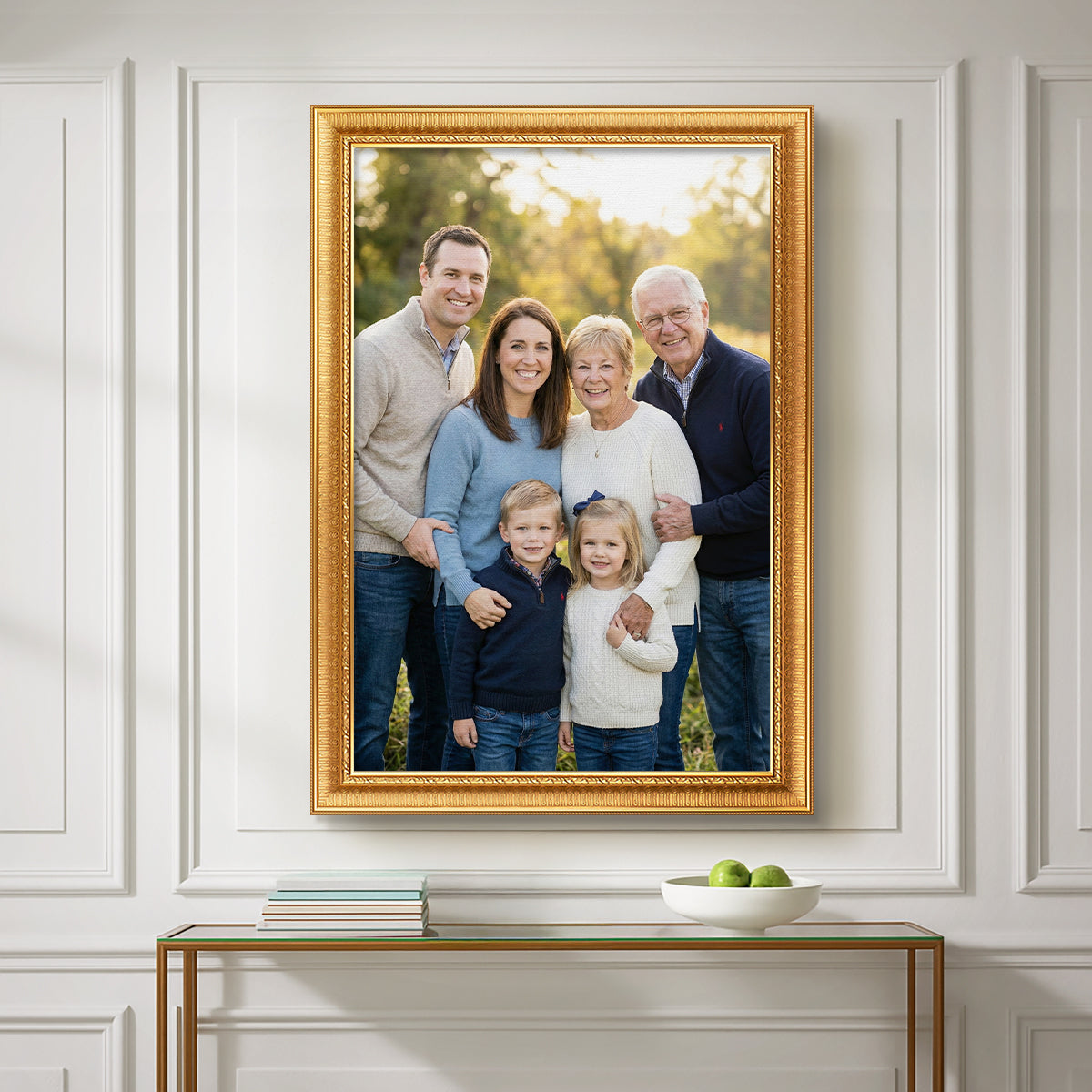 Custom Framed Canvas - Traditional & Ornate Collection