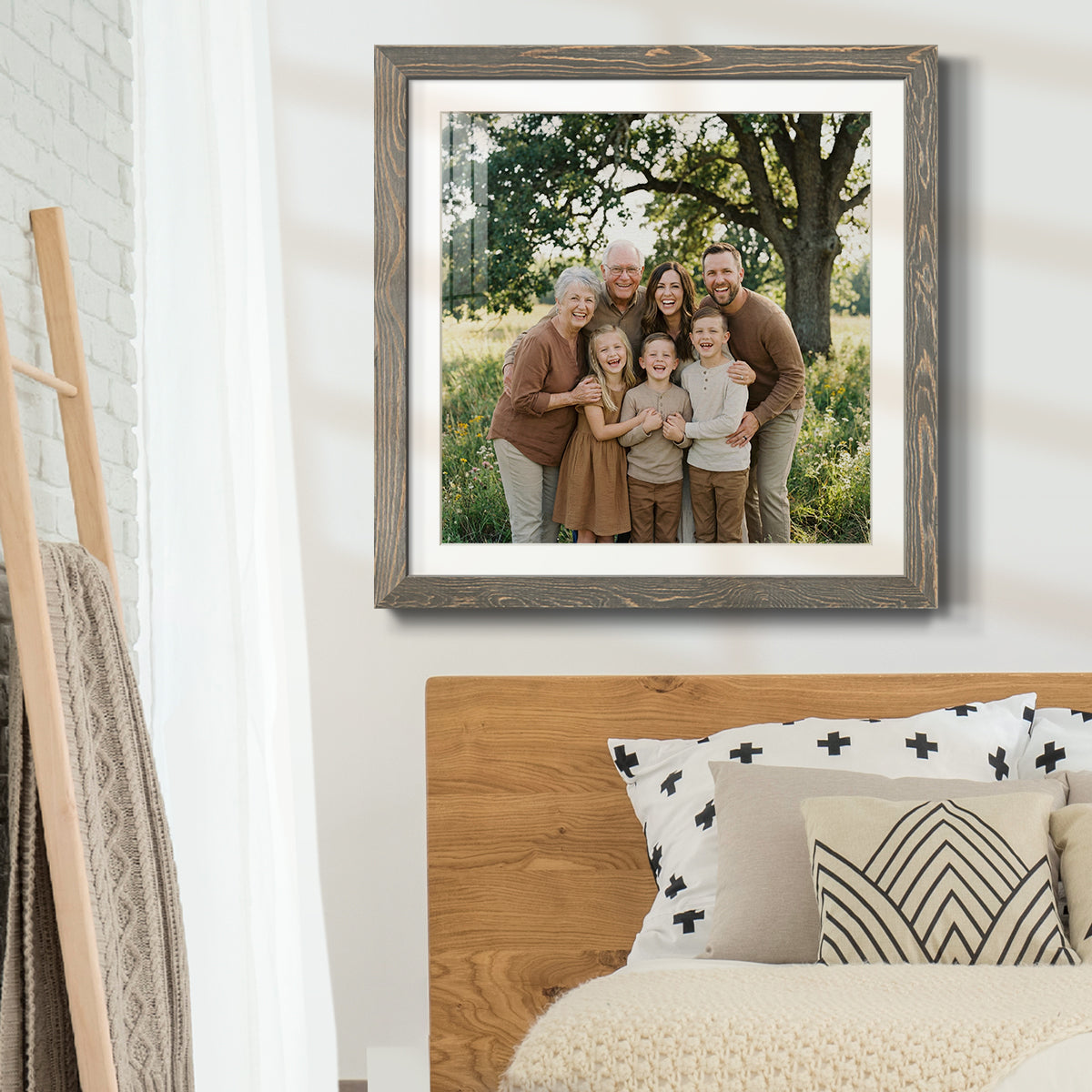 Square Custom Rustic Frames - Gallery Wrapped Canvas or Prints