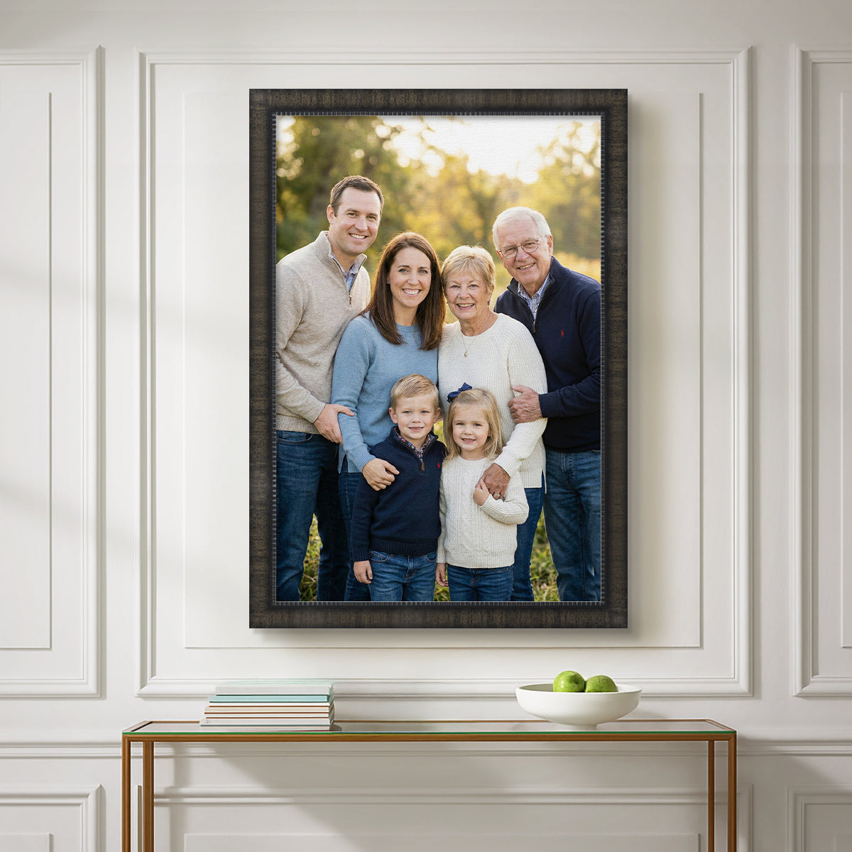 Custom Framed Canvas - Traditional & Ornate Collection