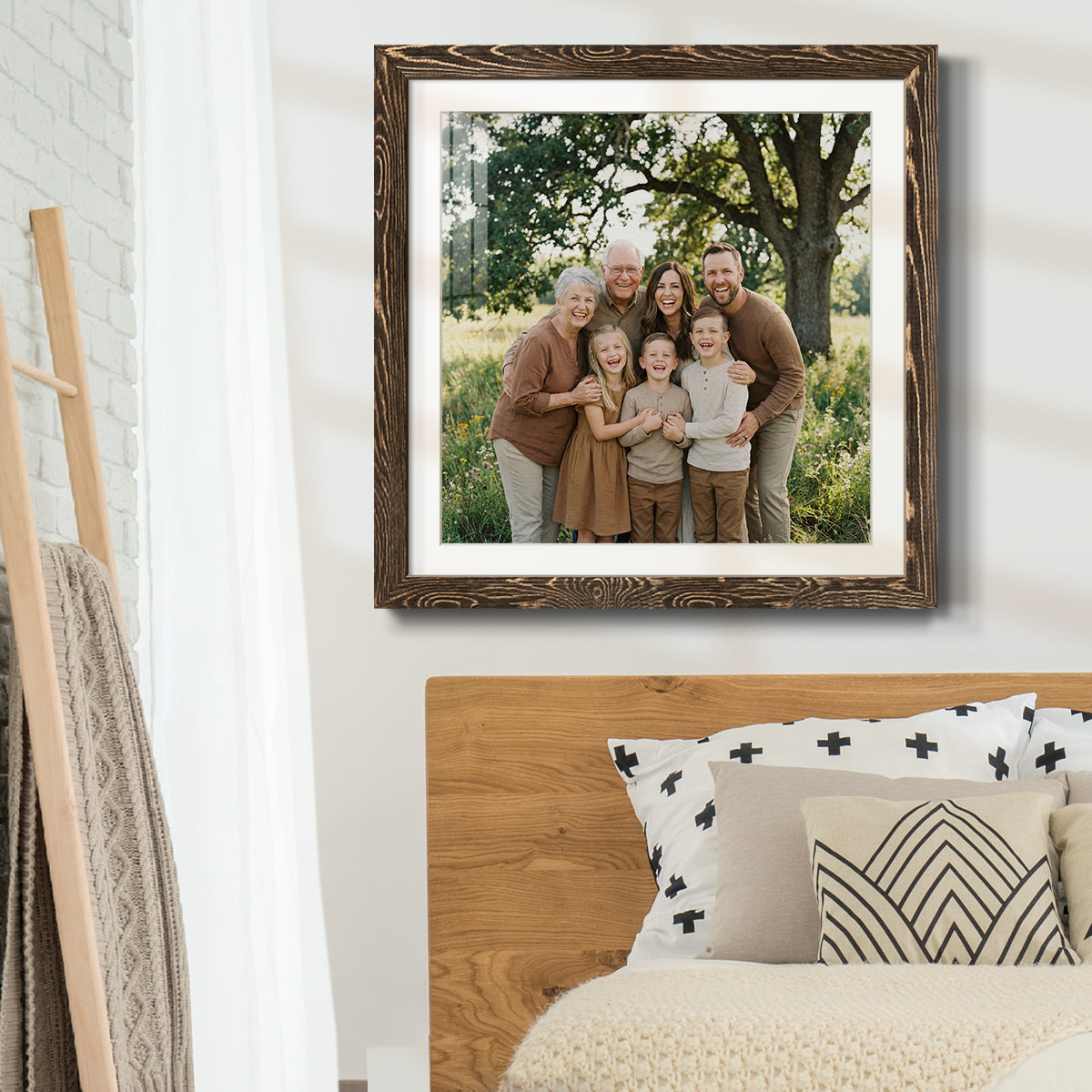 Square Custom Rustic Frames - Gallery Wrapped Canvas or Prints