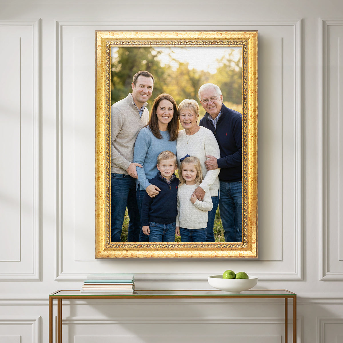 Custom Framed Canvas - Traditional & Ornate Collection