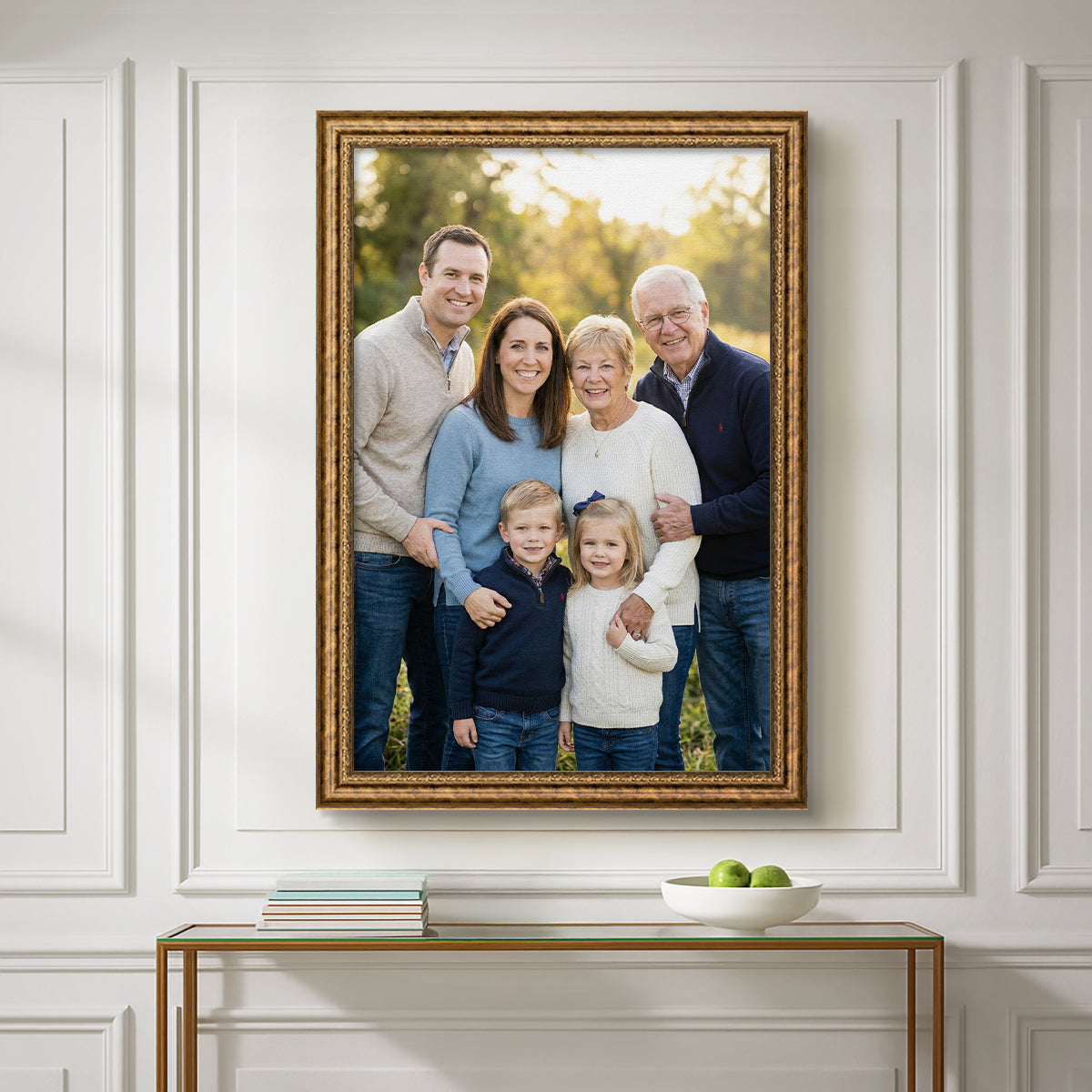 Custom Framed Canvas - Traditional & Ornate Collection