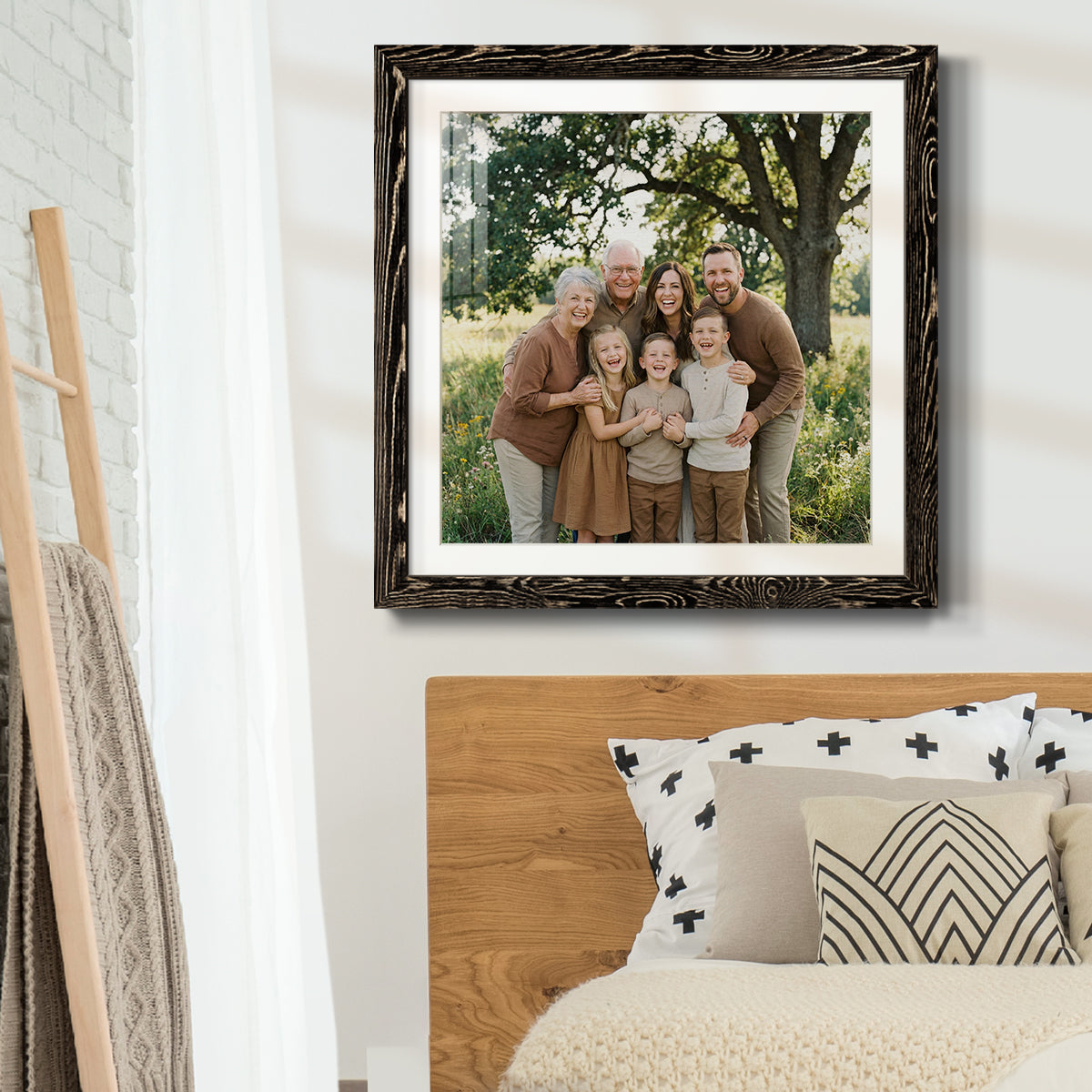 Square Custom Rustic Frames - Gallery Wrapped Canvas or Prints