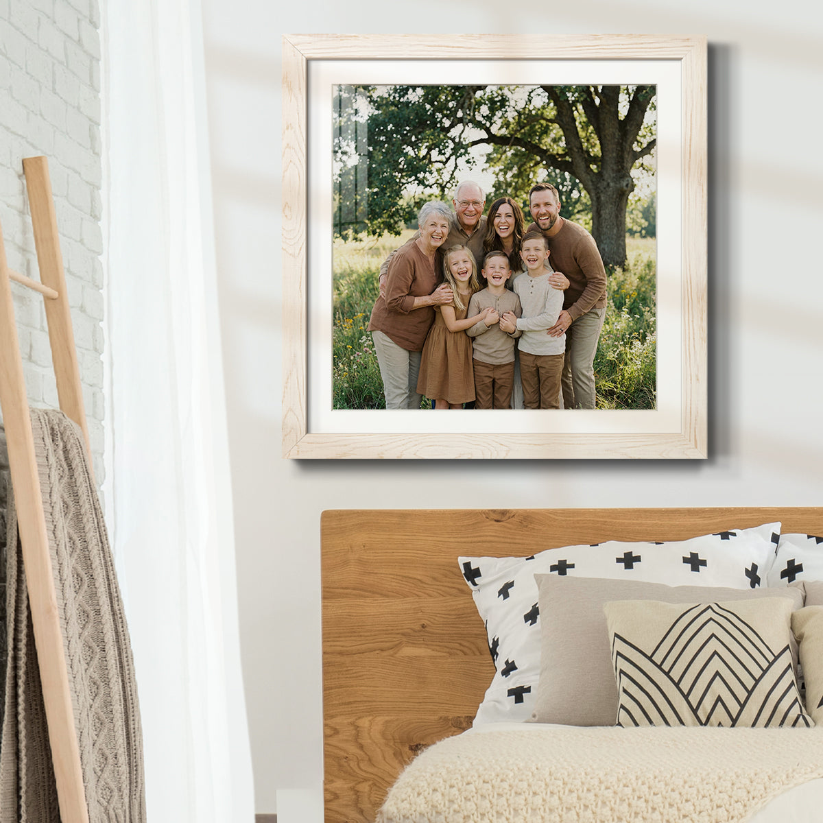 Square Custom Rustic Frames - Gallery Wrapped Canvas or Prints