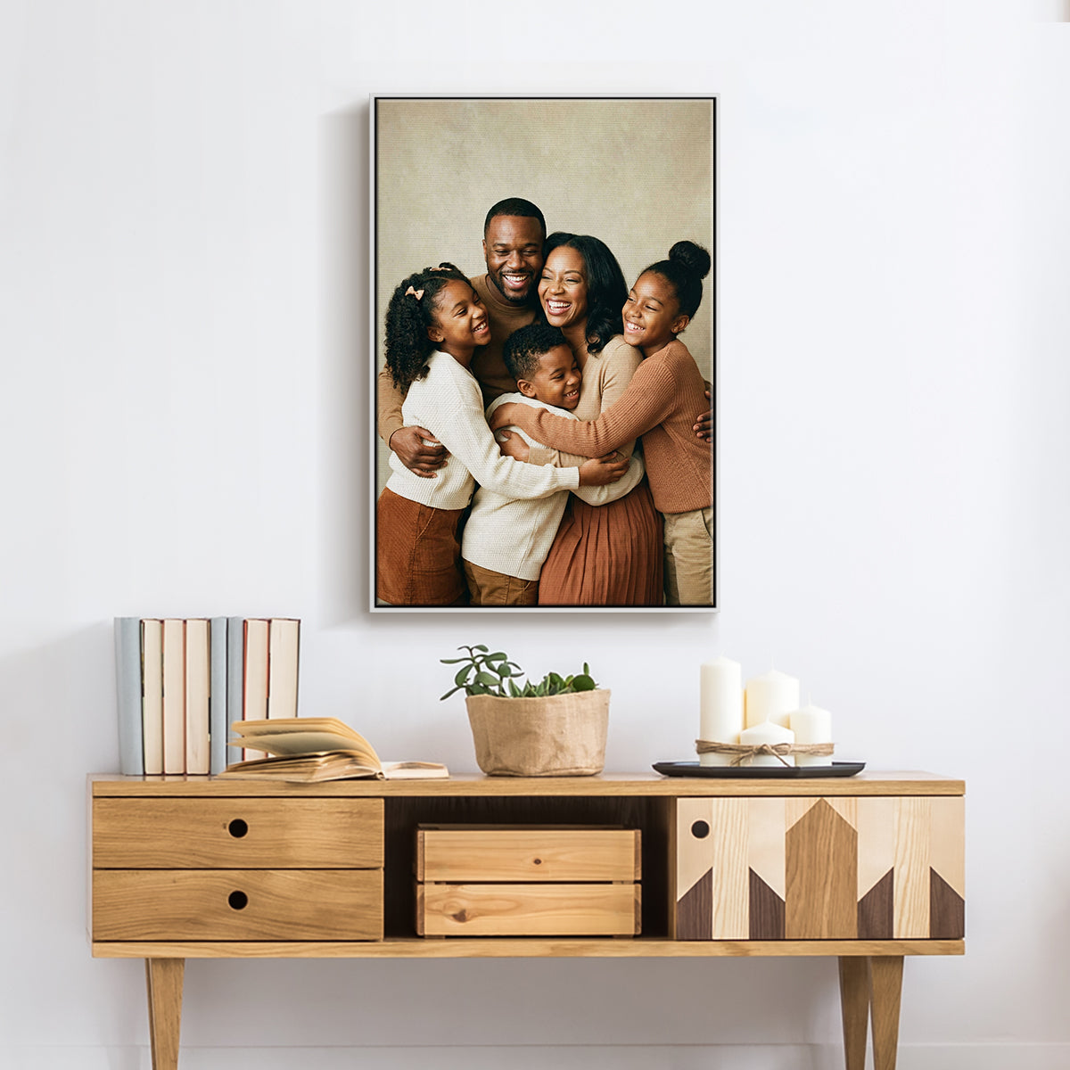 Custom L / Floater Framed Canvas