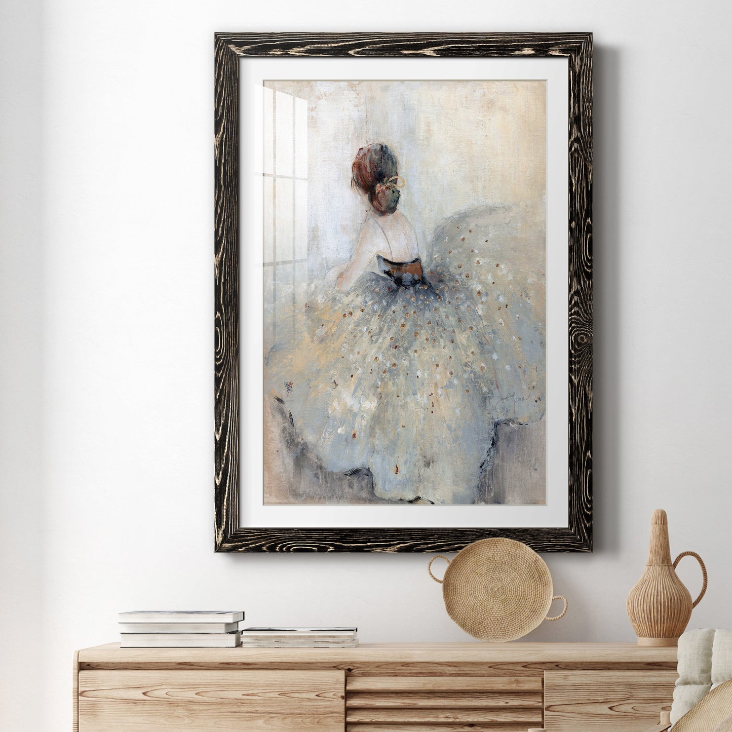 At A Glance - Premium Framed Print - Distressed Barnwood Frame - Ready to Hang