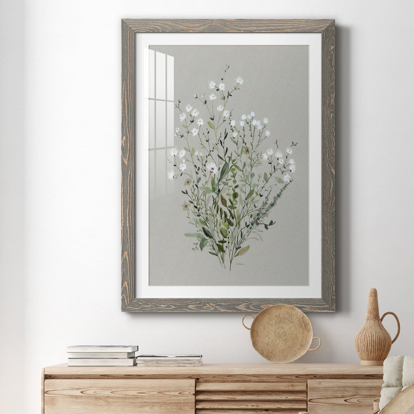 Bouquet of Grace II - Premium Framed Print - Distressed Barnwood Frame - Ready to Hang