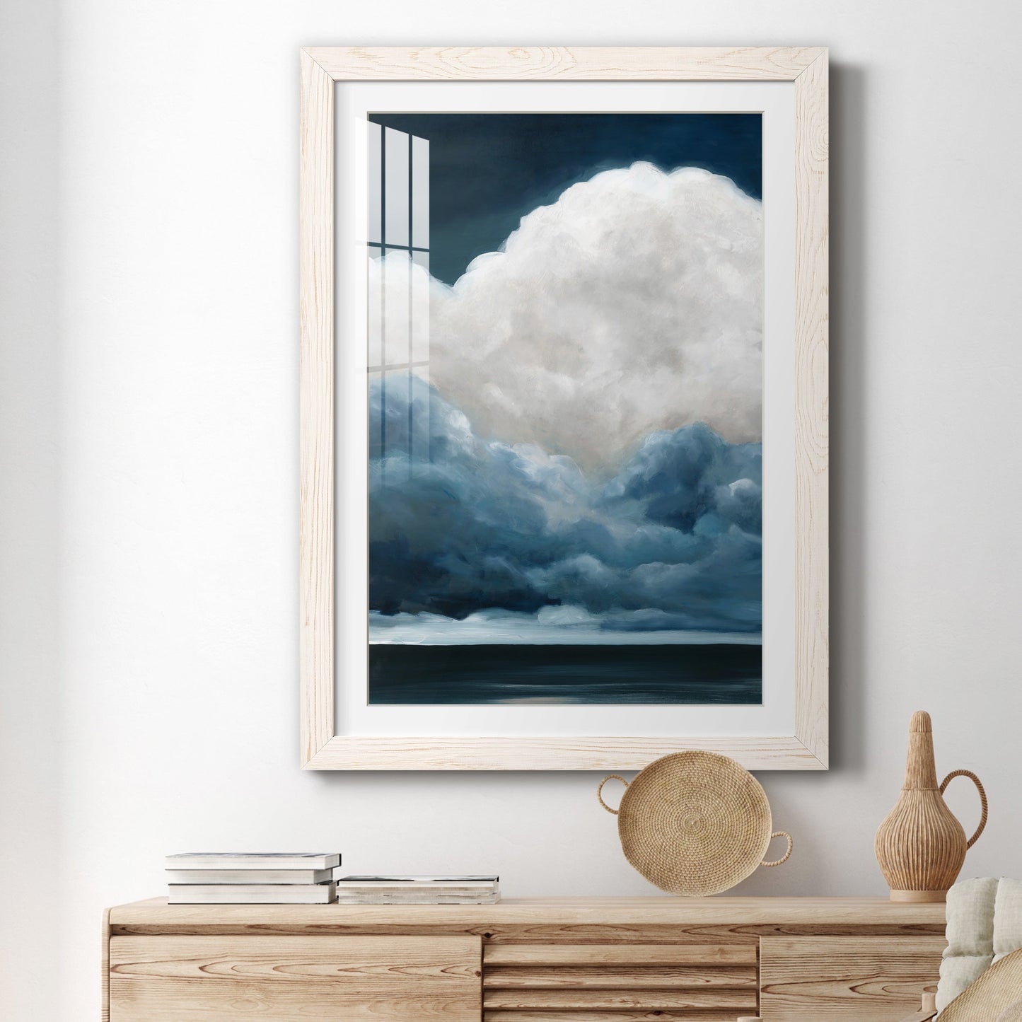 Nature's Drama II - Premium Framed Print - Distressed Barnwood Frame - Ready to Hang