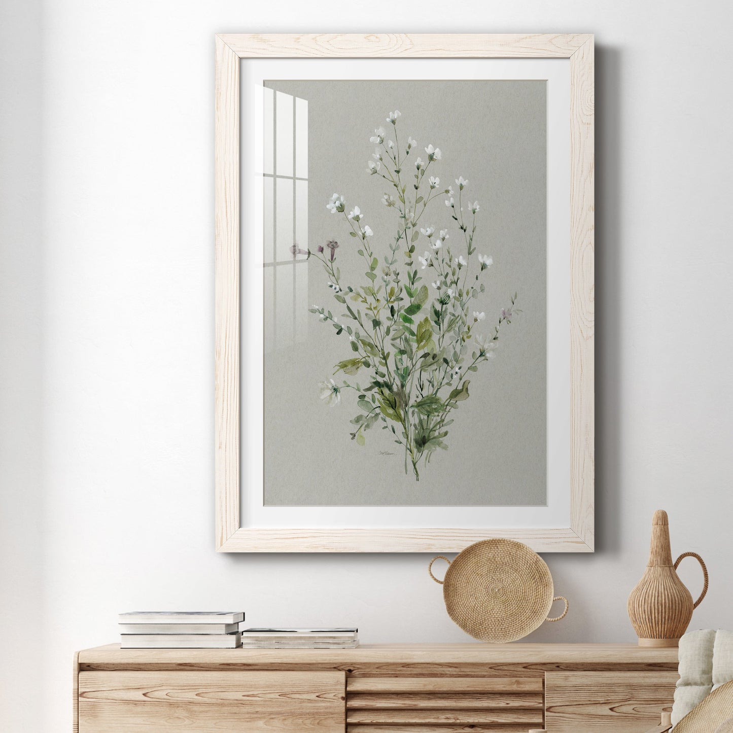 Bouquet of Grace I - Premium Framed Print - Distressed Barnwood Frame - Ready to Hang