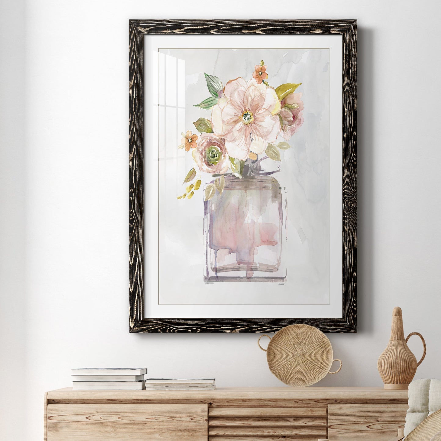 Mini Bouquet I - Premium Framed Print - Distressed Barnwood Frame - Ready to Hang