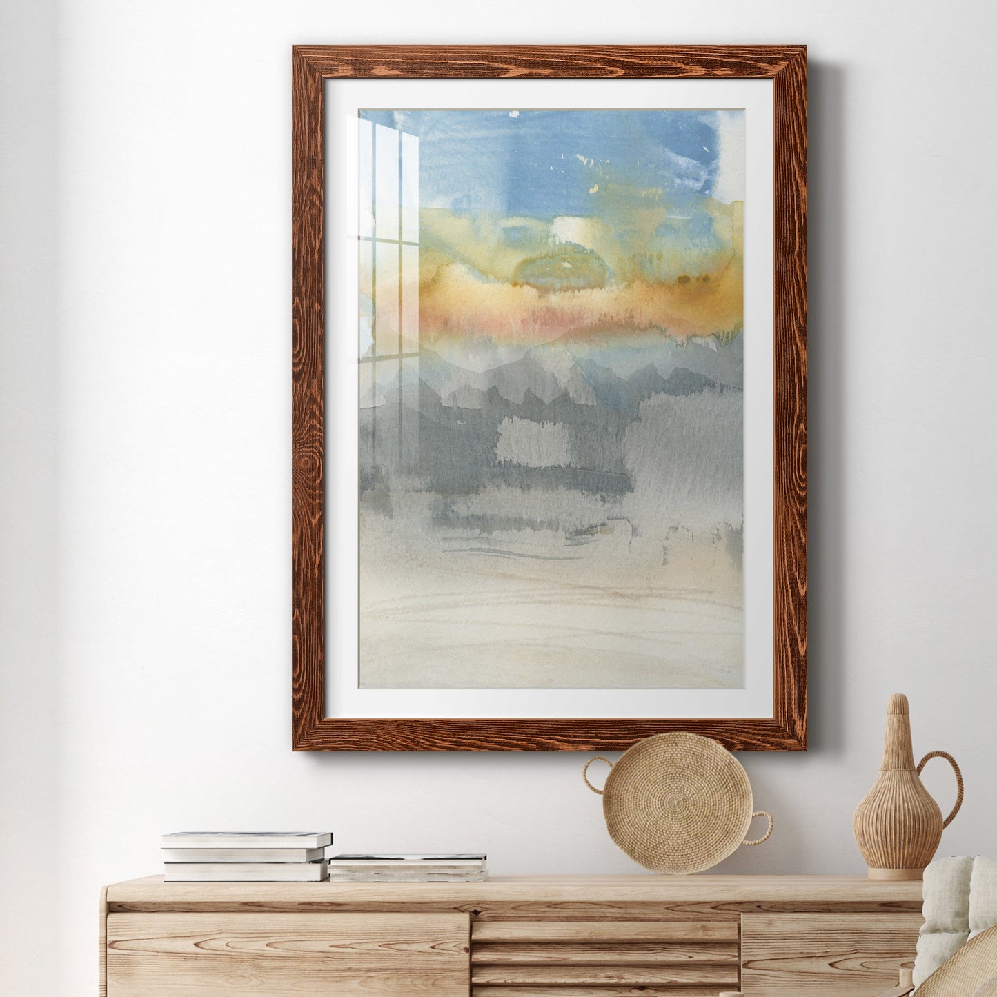 High Desert Sunset II - Premium Framed Print - Distressed Barnwood Frame - Ready to Hang