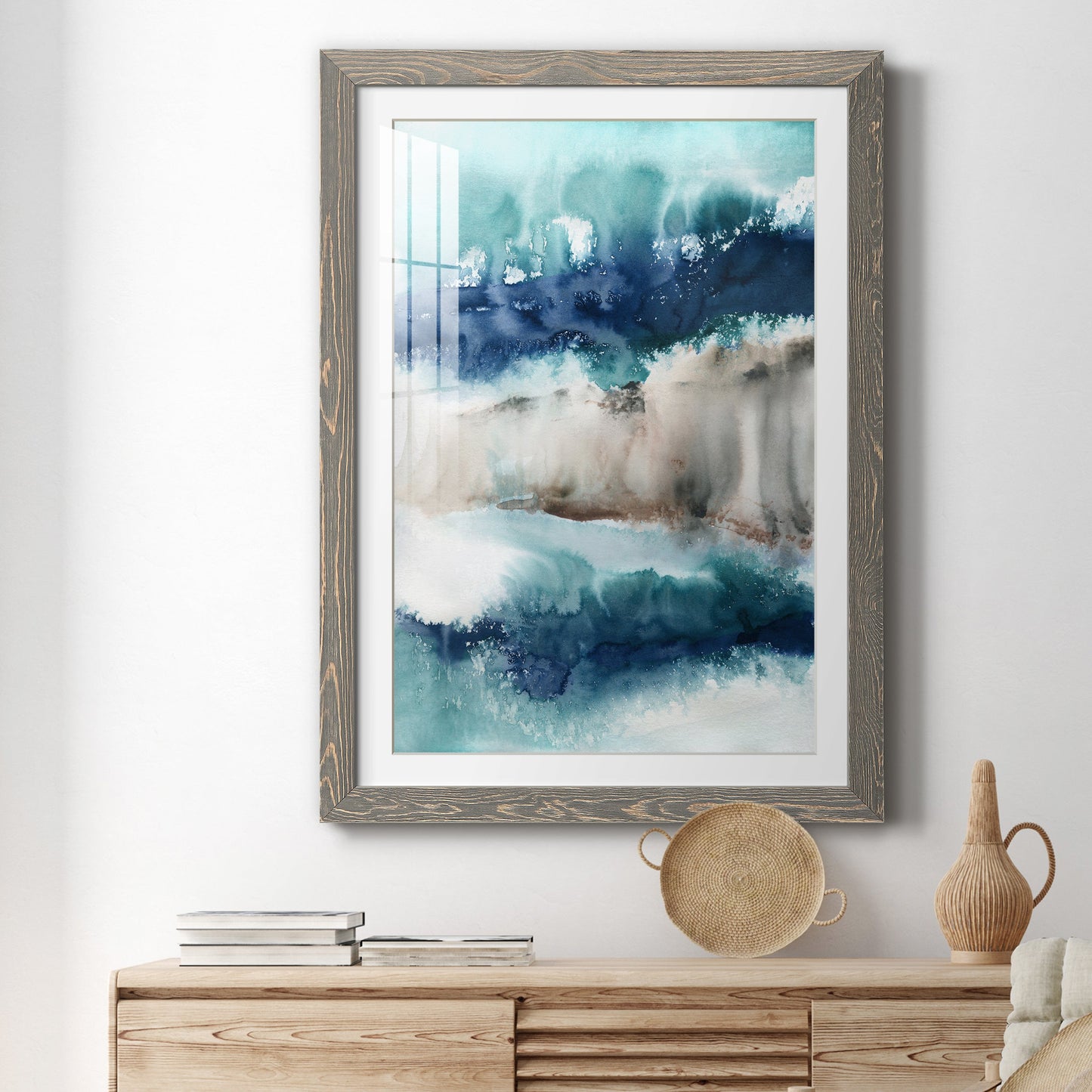 Shifting Sands - Premium Framed Print - Distressed Barnwood Frame - Ready to Hang