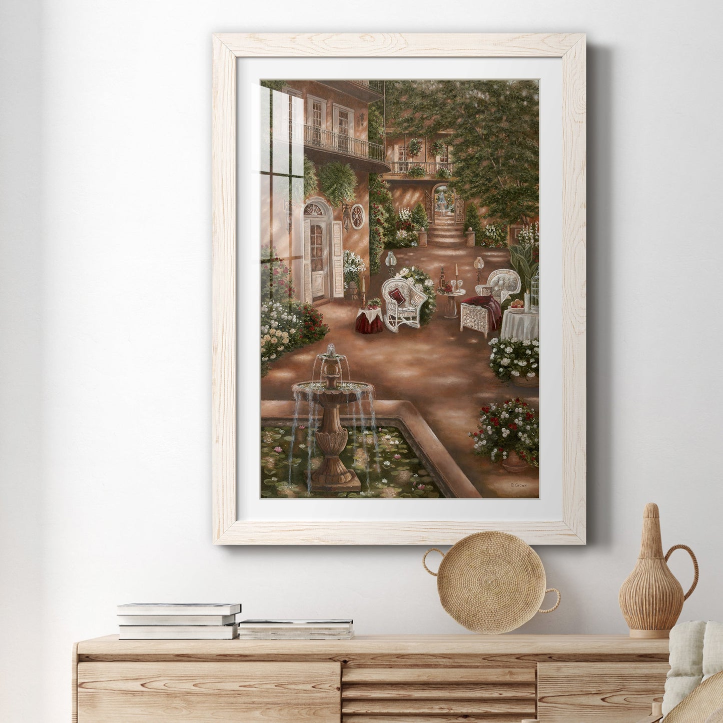 Evening Cocktails I - Premium Framed Print - Distressed Barnwood Frame - Ready to Hang