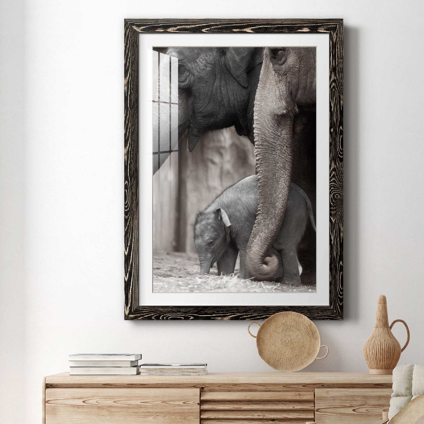 Family Moment - Premium Framed Print - Distressed Barnwood Frame - Ready to Hang