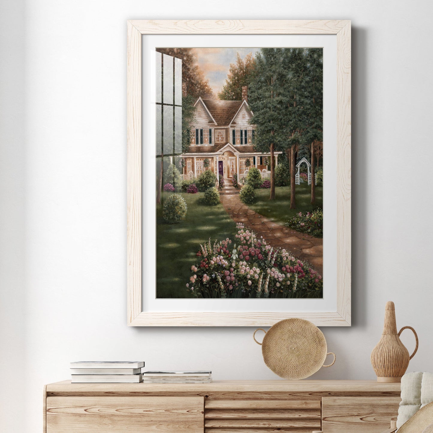 Carolina Evening I - Premium Framed Print - Distressed Barnwood Frame - Ready to Hang