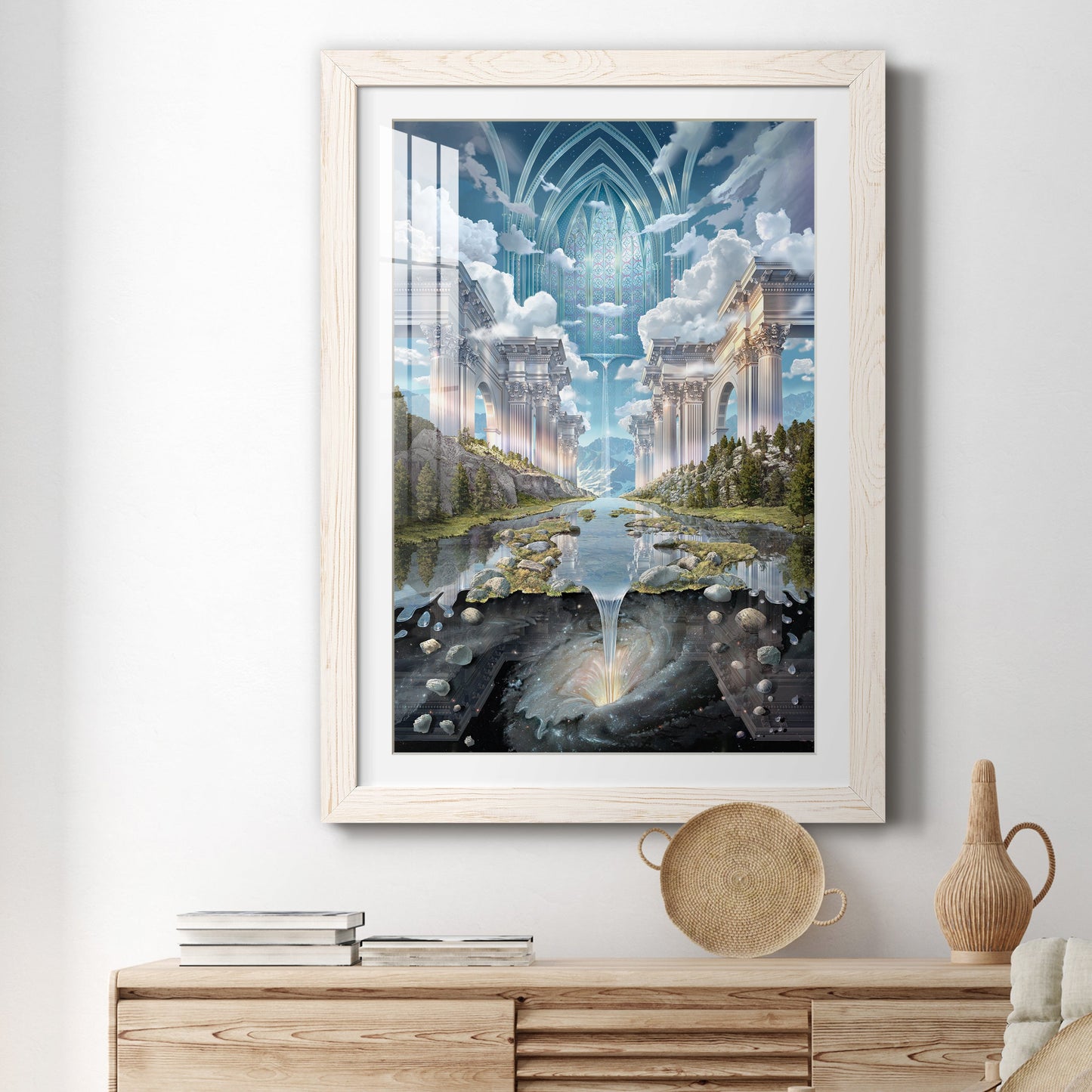 Genesis II - Premium Framed Print - Distressed Barnwood Frame - Ready to Hang