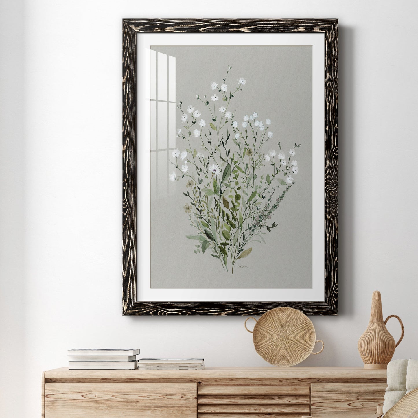 Bouquet of Grace II - Premium Framed Print - Distressed Barnwood Frame - Ready to Hang