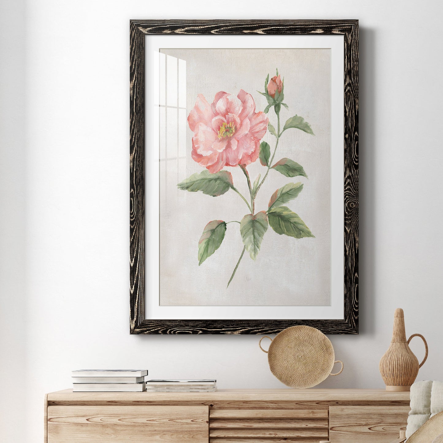 Grandiflora II - Premium Framed Print - Distressed Barnwood Frame - Ready to Hang