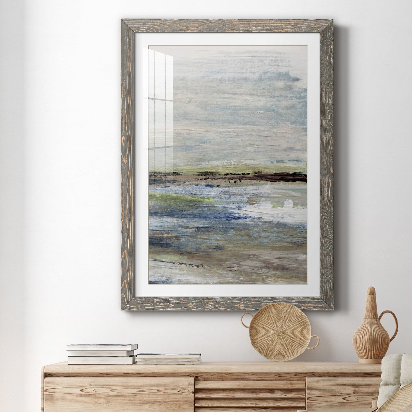 Wetlands II - Premium Framed Print - Distressed Barnwood Frame - Ready to Hang