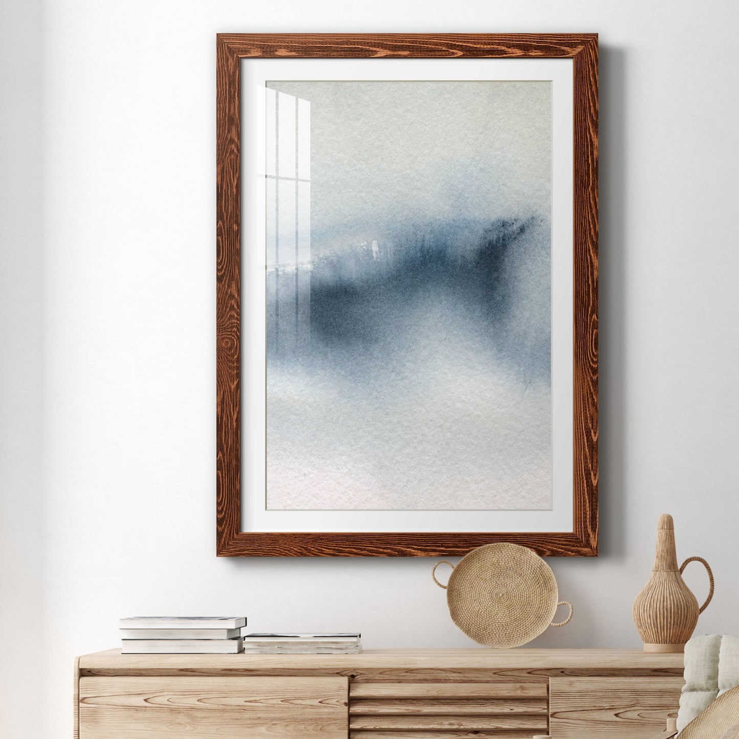 Summer Rain I - Premium Framed Print - Distressed Barnwood Frame - Ready to Hang