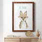 Be Brave Fox - Premium Framed Print - Distressed Barnwood Frame - Ready to Hang