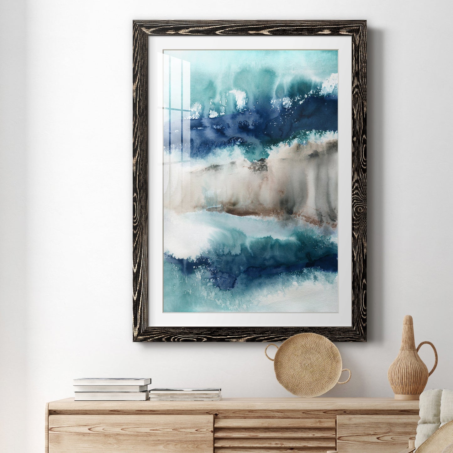 Shifting Sands - Premium Framed Print - Distressed Barnwood Frame - Ready to Hang