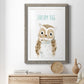 Dream Big Owl - Premium Framed Print - Distressed Barnwood Frame - Ready to Hang