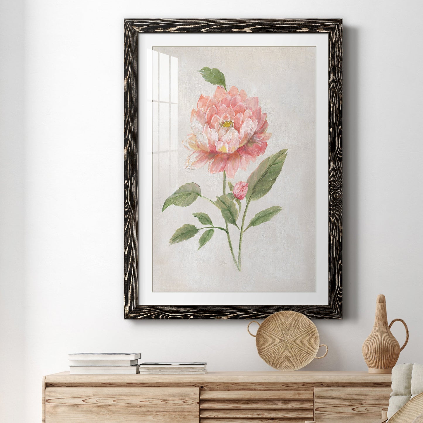 Grandiflora III - Premium Framed Print - Distressed Barnwood Frame - Ready to Hang