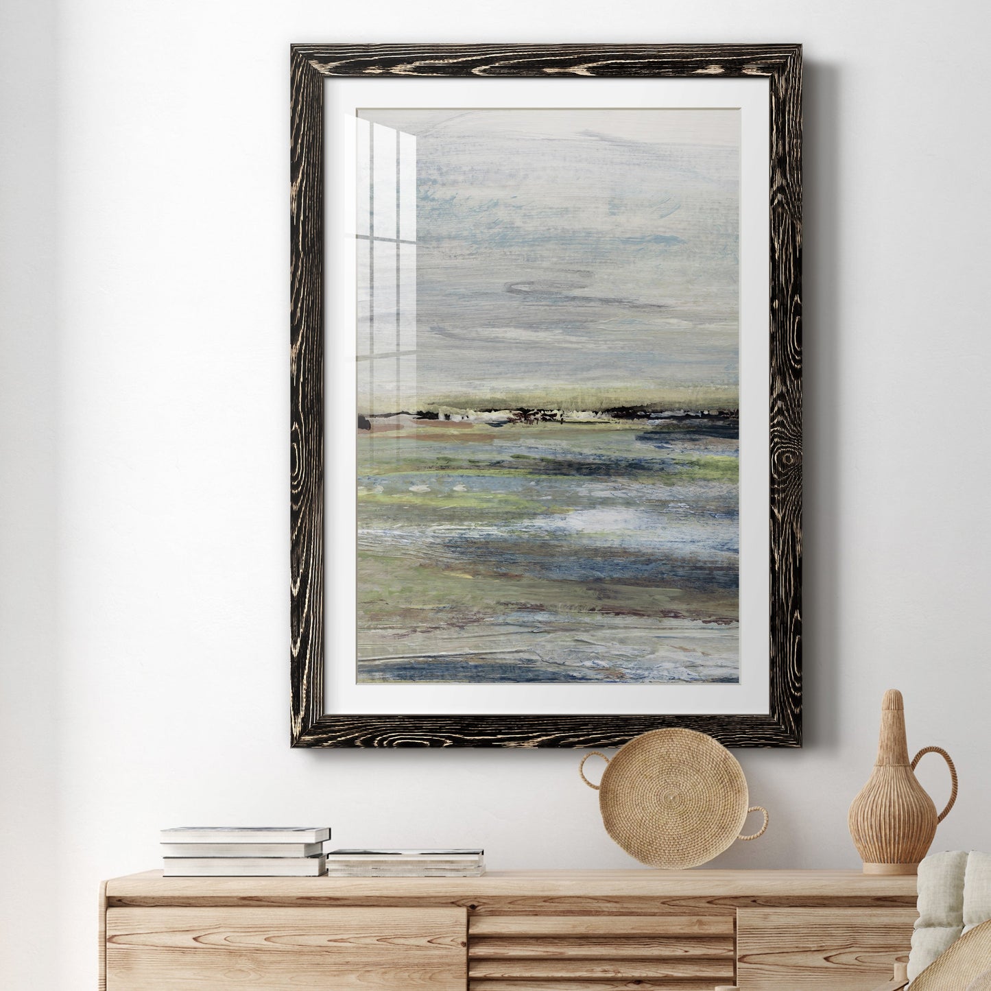 Wetlands I - Premium Framed Print - Distressed Barnwood Frame - Ready to Hang