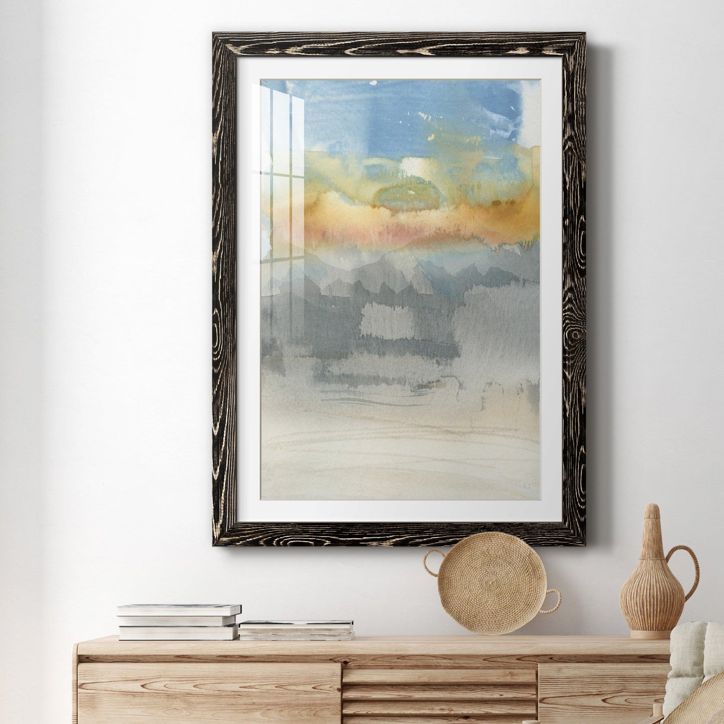 High Desert Sunset II - Premium Framed Print - Distressed Barnwood Frame - Ready to Hang