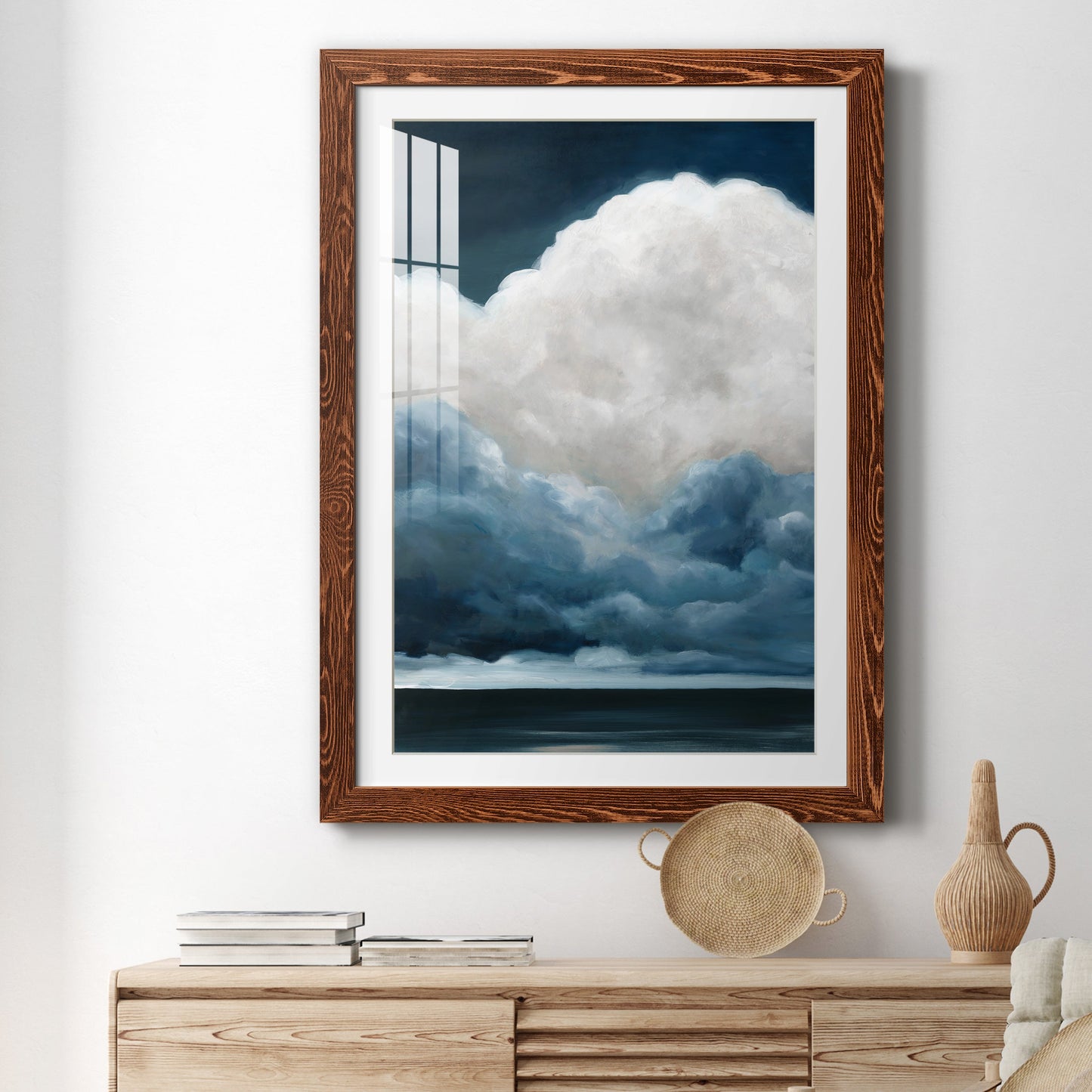 Nature's Drama II - Premium Framed Print - Distressed Barnwood Frame - Ready to Hang