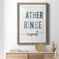 Lather Rinse Repeat - Premium Framed Print - Distressed Barnwood Frame - Ready to Hang