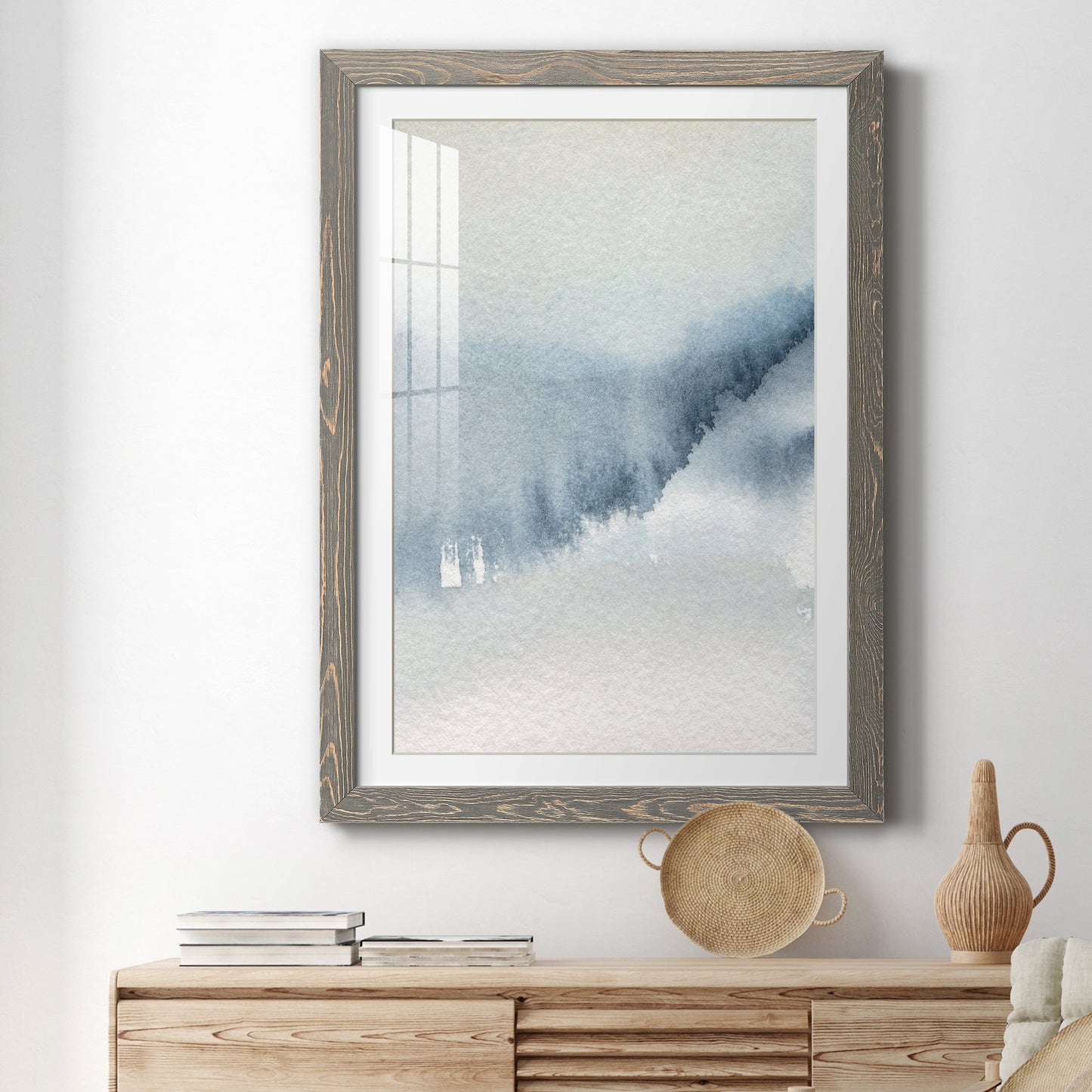 Summer Rain II - Premium Framed Print - Distressed Barnwood Frame - Ready to Hang