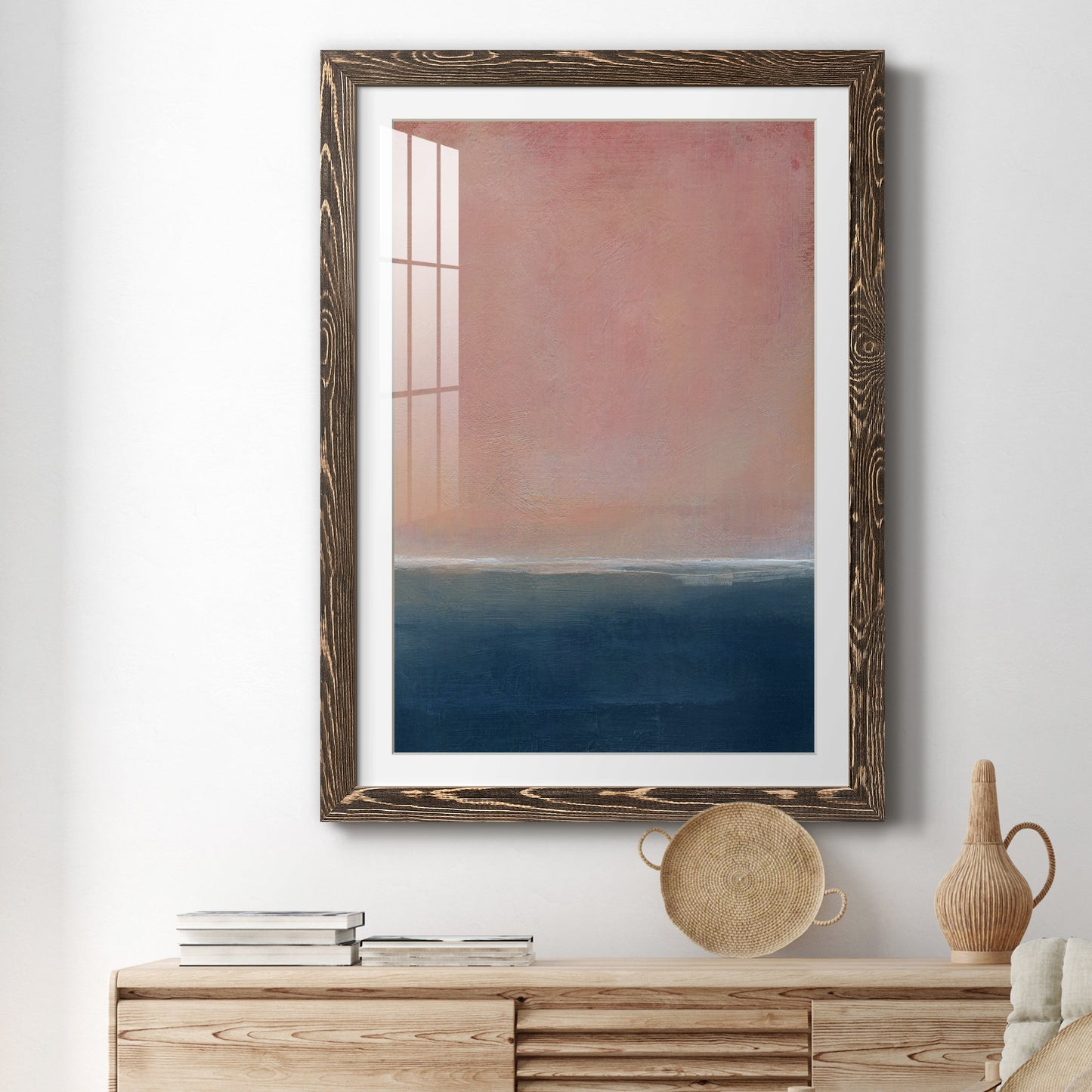 Sunset - Premium Framed Print - Distressed Barnwood Frame - Ready to Hang