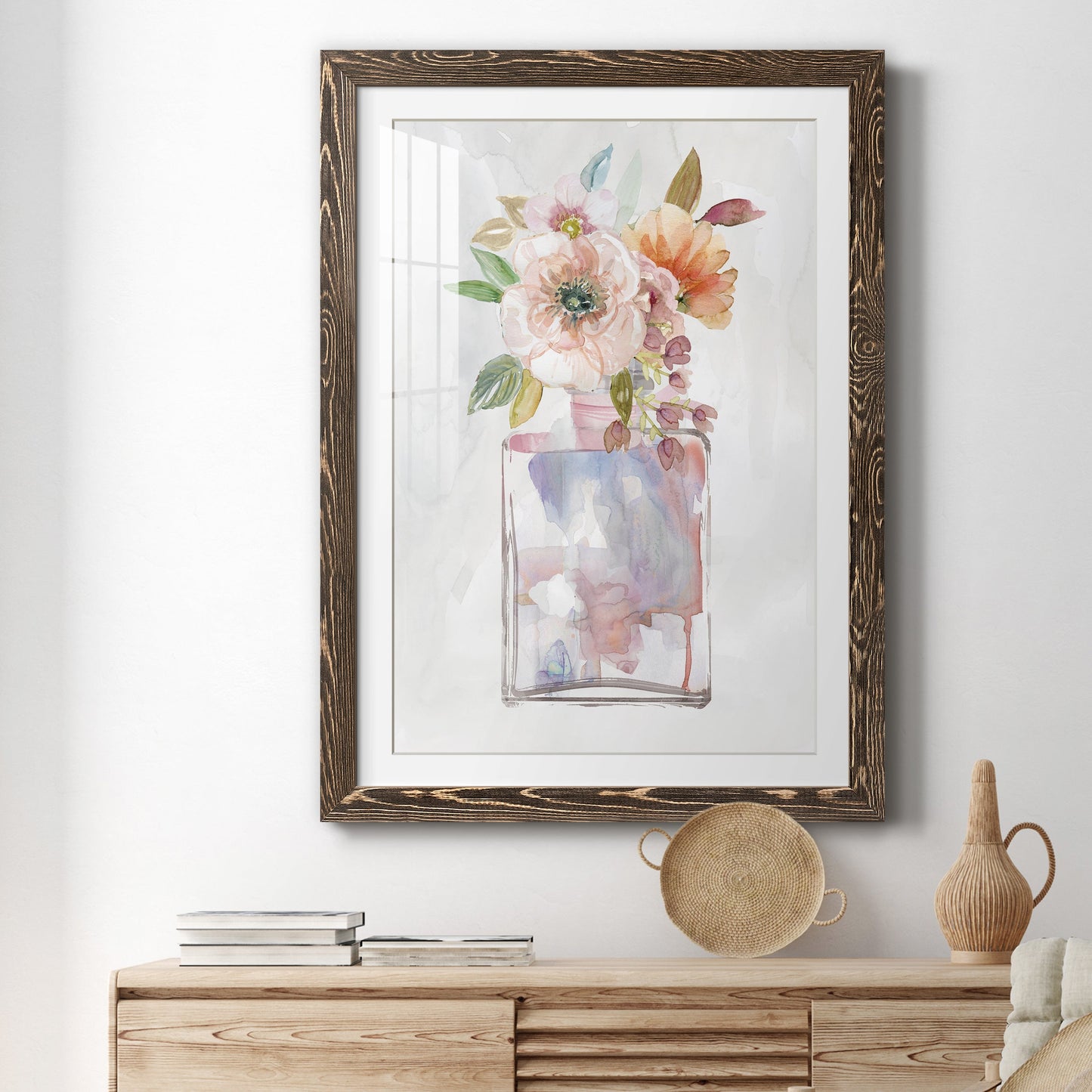 Mini Bouquet II - Premium Framed Print - Distressed Barnwood Frame - Ready to Hang