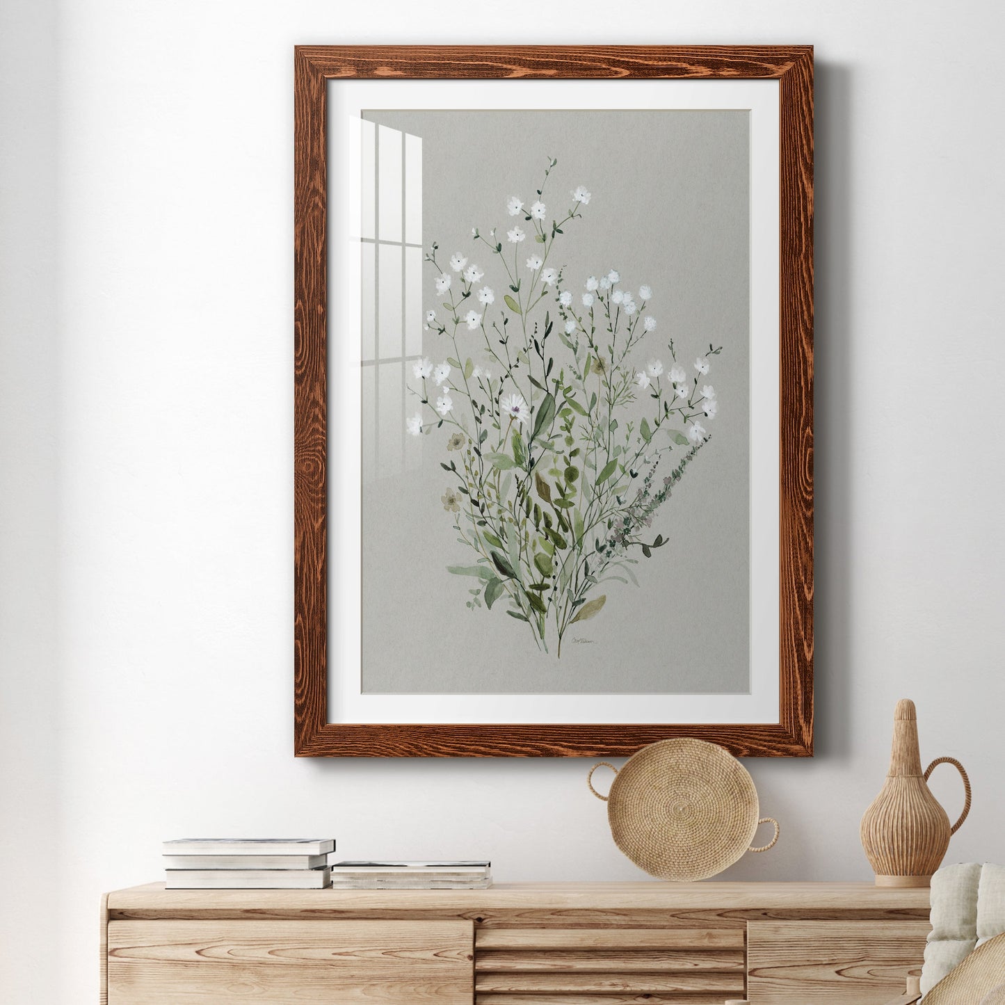 Bouquet of Grace II - Premium Framed Print - Distressed Barnwood Frame - Ready to Hang