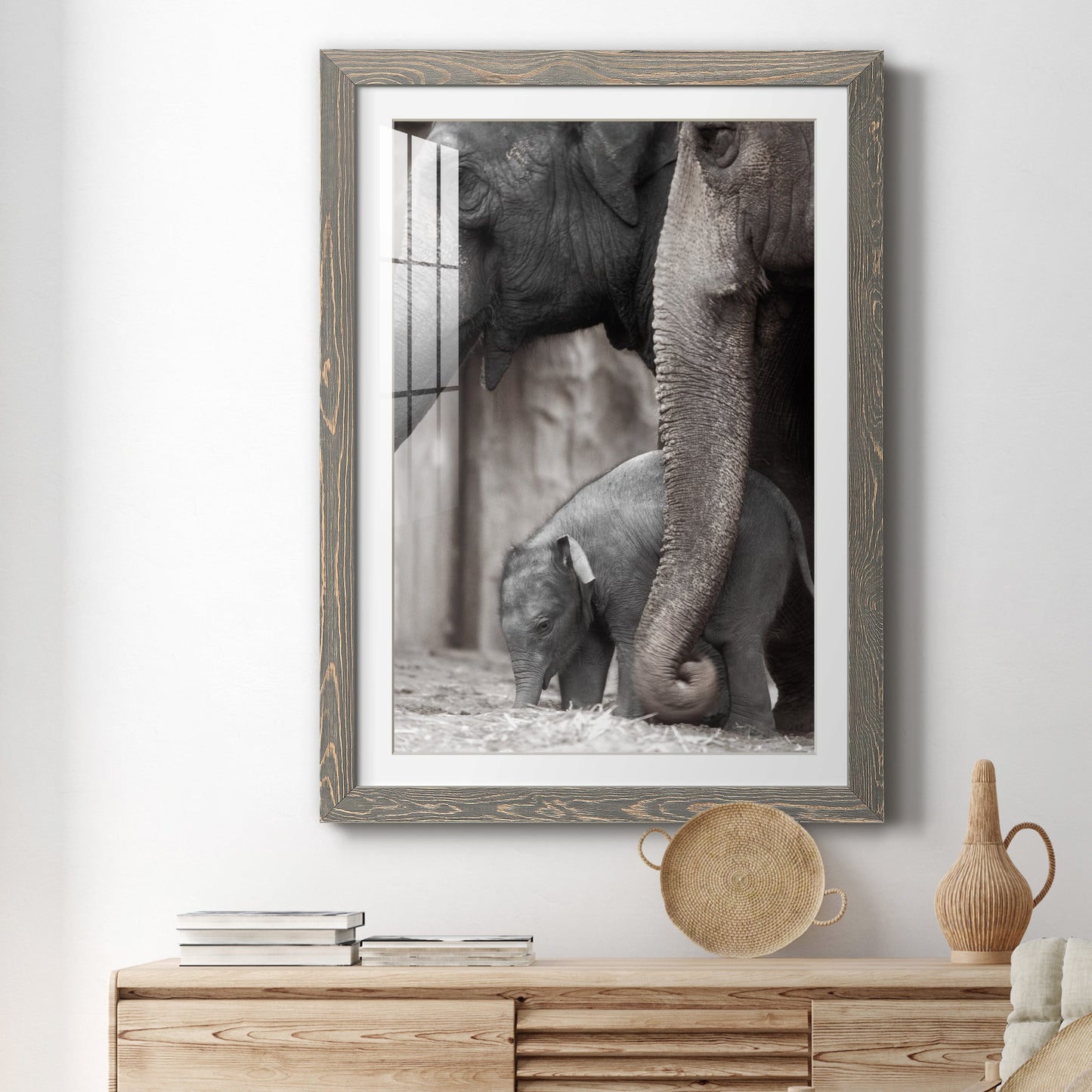 Family Moment - Premium Framed Print - Distressed Barnwood Frame - Ready to Hang