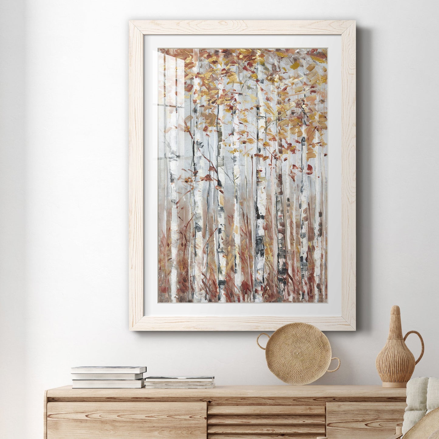 Copper Forest - Premium Framed Print - Distressed Barnwood Frame - Ready to Hang