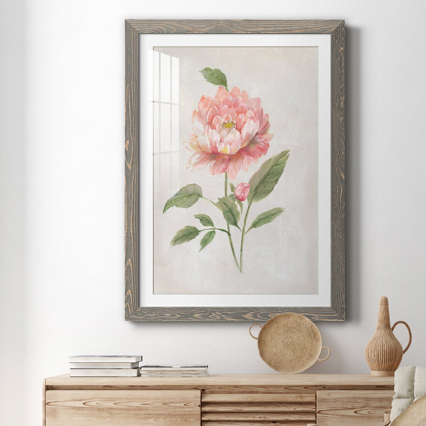 Grandiflora III - Premium Framed Print - Distressed Barnwood Frame - Ready to Hang