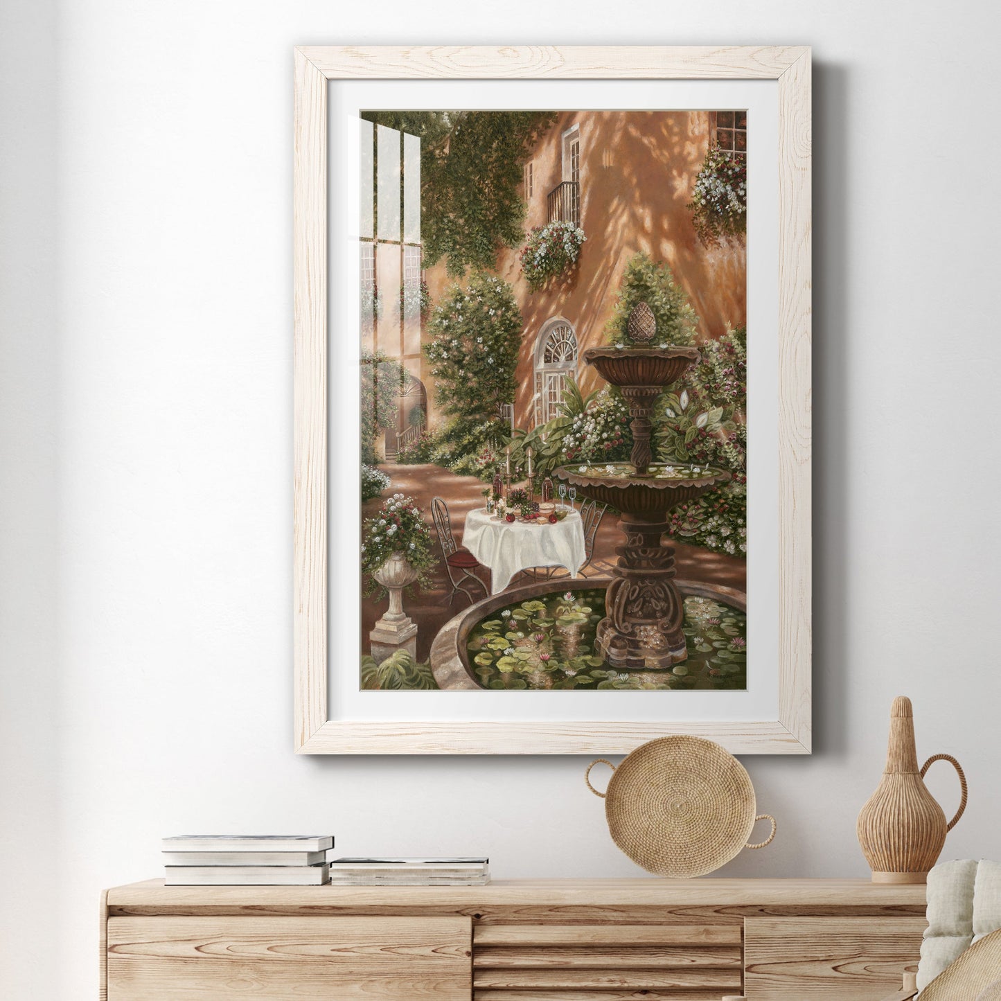 Evening Cocktails II - Premium Framed Print - Distressed Barnwood Frame - Ready to Hang