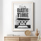 Bath Time - Premium Framed Print - Distressed Barnwood Frame - Ready to Hang